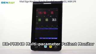 Monitor de paciente multiparamétrico BR-PM04B