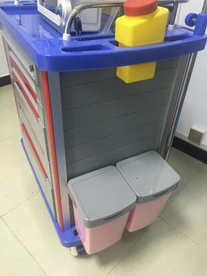 BR-ET001 ABS Mobile Hospital Medical Trolley Cart Crash Cart Trolley Medical Emergency Trolley Prices