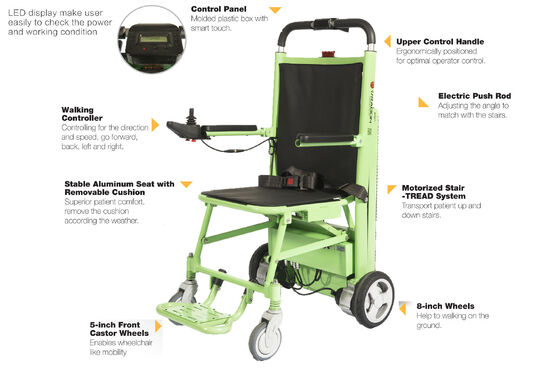 Stair Climbing Chair Stair Climbing Wheelchair Lift Patient Stair Climbing Transport Machine