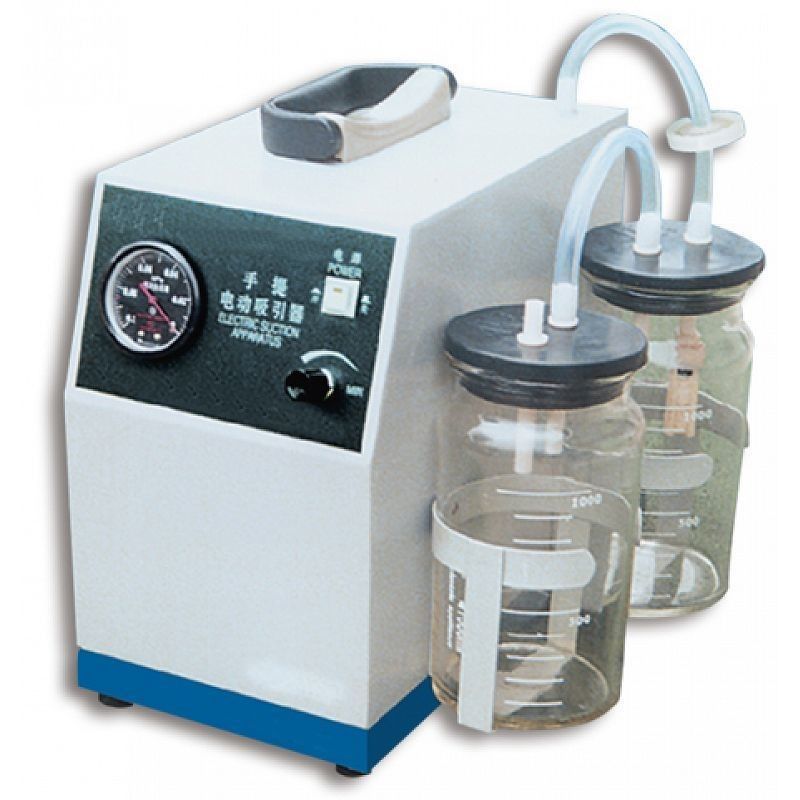 Portable electric suction unit