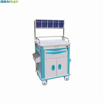Trolley de seguridad de acero inoxidable ABS 625 X 475 X 920 mm