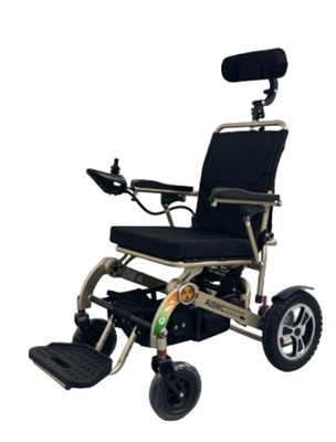 Silla de ruedas eléctrica reclinable y plegable