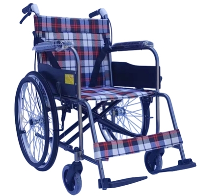 Silla de ruedas con asiento blando de aleación de aluminio
