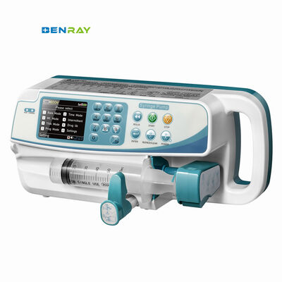 Bomba de perfusión de jeringa médica portátil de alta precisión reconocimiento automático de jeringa Equipo de perfusión clínica apilable con alarma audiovisual