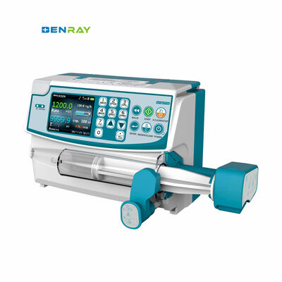Bomba de perfusión de jeringa médica portátil de alta precisión reconocimiento automático de jeringa Equipo de perfusión clínica apilable con alarma audiovisual