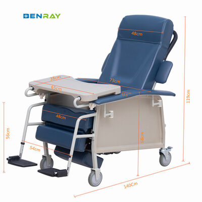 Sillón reclinable de lujo de hospital ajustable cama