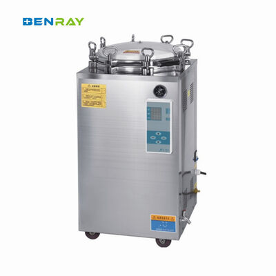 Esterilizador de vapor de alta presión de automatización digital vertical