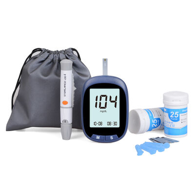 Accurate Blood Glucose Meter Blood Glucose Monitor Blood Sugar Meter with 50 test Strips & 50 Sterile Lancets