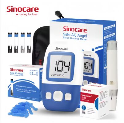 Medidor de Glucosa en Sangre Preciso para Uso Doméstico, Monitor de Glucosa en Sangre, Medidor de Azúcar en Sangre con 50 Tiras Reactivas y 50 Lancetas Estériles