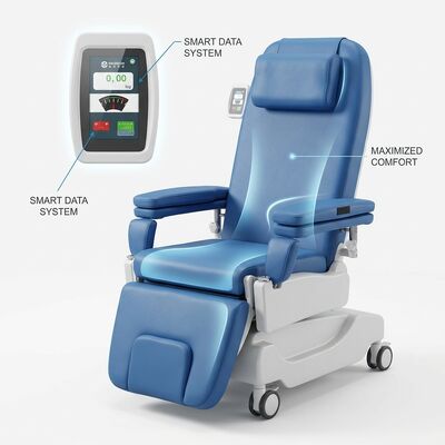 Silla eléctrica de diálisis para hemodiálisis, tres motores LINAK, CE de descanso de 0-85 grados certificado